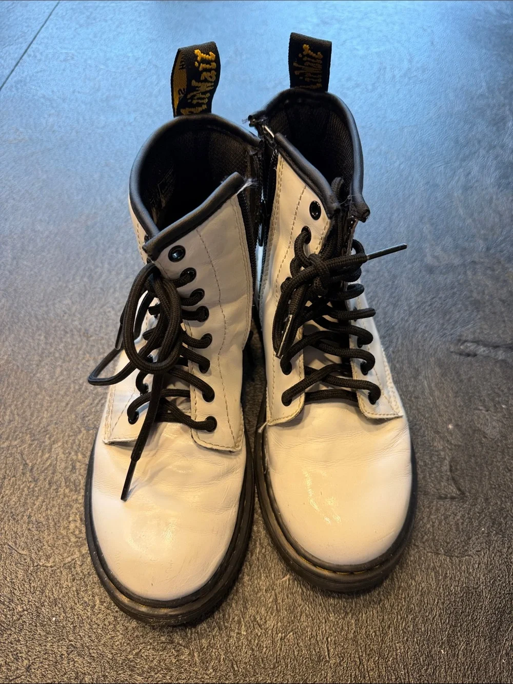 Doc Martens size 2 White Boots